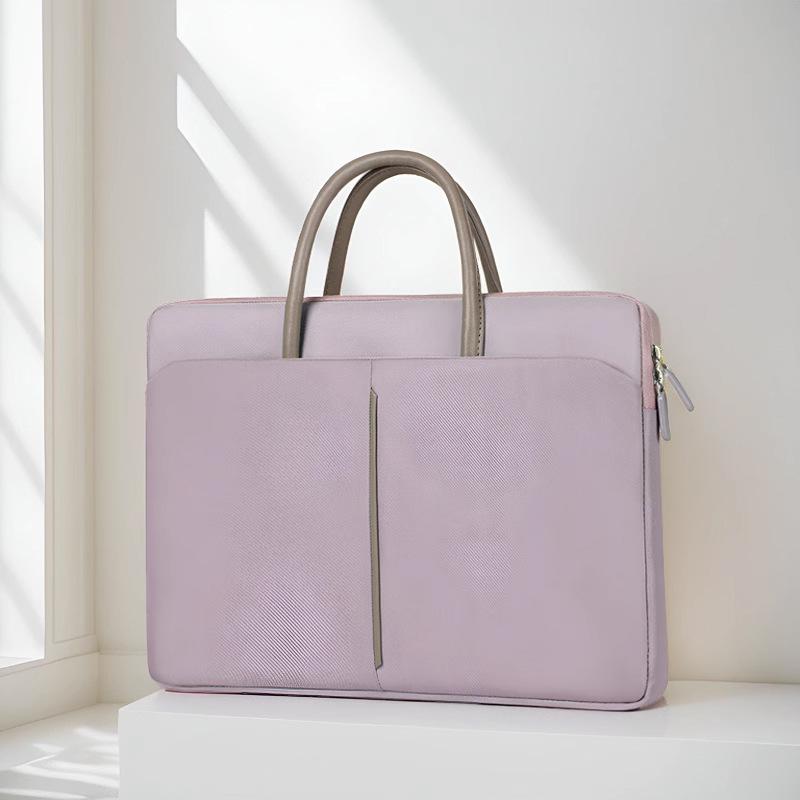 

Легкая сумка для ноутбука и документов с индивидуальным принтом для женщин и мужчин 15.6-16 inches светло-розовый