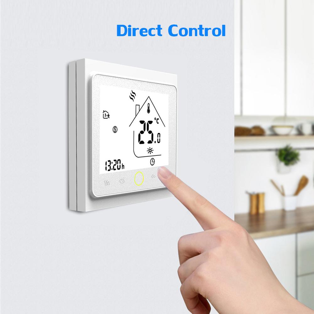 

Smart Thermostat Intellight Temperature Controller 5A water Floor Heating for Home No Wi Fi White No Wifi белый