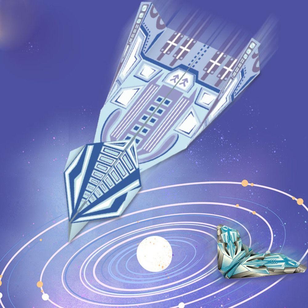 Paper Handmade Colored Paper Set Montessori Versatile Paper Aircraft Toy  Parent-child interaction