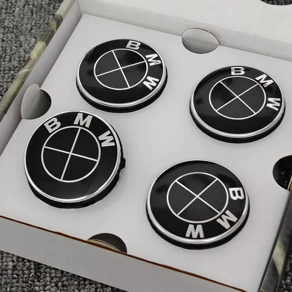 For BMW M 4 pieces 56MM 68MM suitable for BMW G80 E84 F48 G01X1 X2 X3 X4 X5 X6 G07 suspension hub cap center cover car sticker accessories JG8