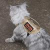 Lightweight Tactical Cat Harness and Leash Set Breathable Adjustable Escape Proof Pet Vest for Active Cats Working Training