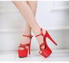 Women's Wedding Stiletto Sandals  Summer Super Heels Stiletto Waterproof Sandals 181 Series 16.5cm Heel 6.5cm Platform LFD