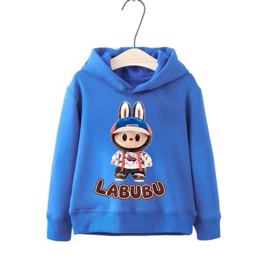 Labubu printed new design hoodie without zipper casual fashion children's clothing top