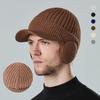 Cycling Cap Ear Protection Hats Windproof Wool Beanie Hat Fashion Knitted Earmuffs  Winter