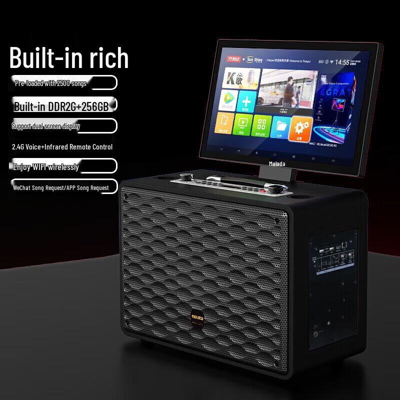 Malata M+9096 Portable Karaoke Speaker with Display CN plug (adapter included)
