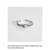 Smiley Adjustable Open Ring for Women - Trendy Niche Design, Perfect for Index Finger.
