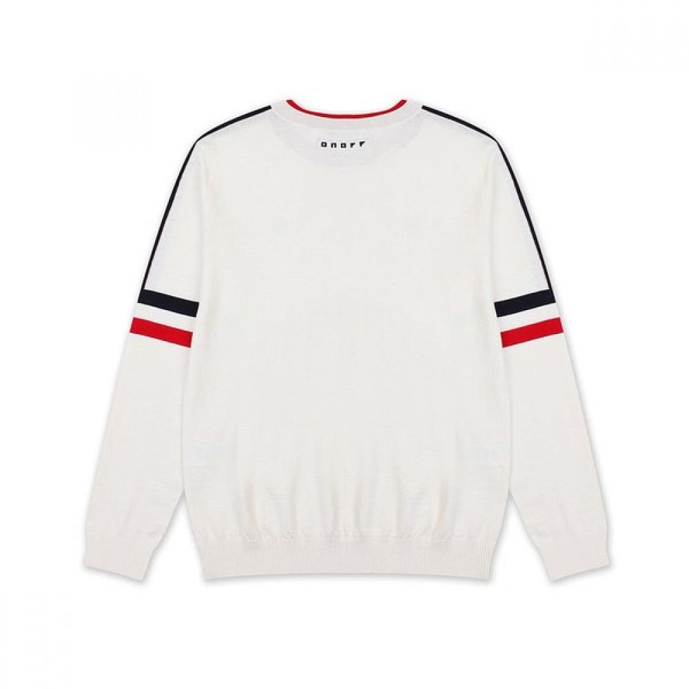 Мужской двухцветный свитер Onoff Of2402ga Белый WHITE/54(115)