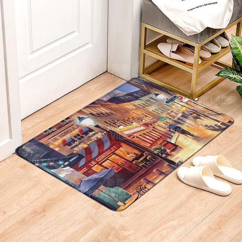 House entrance carpet Home Natural and Animal Styles doormat Room Bath mat Foot mat bath non-slip Kitchen water absorption mat