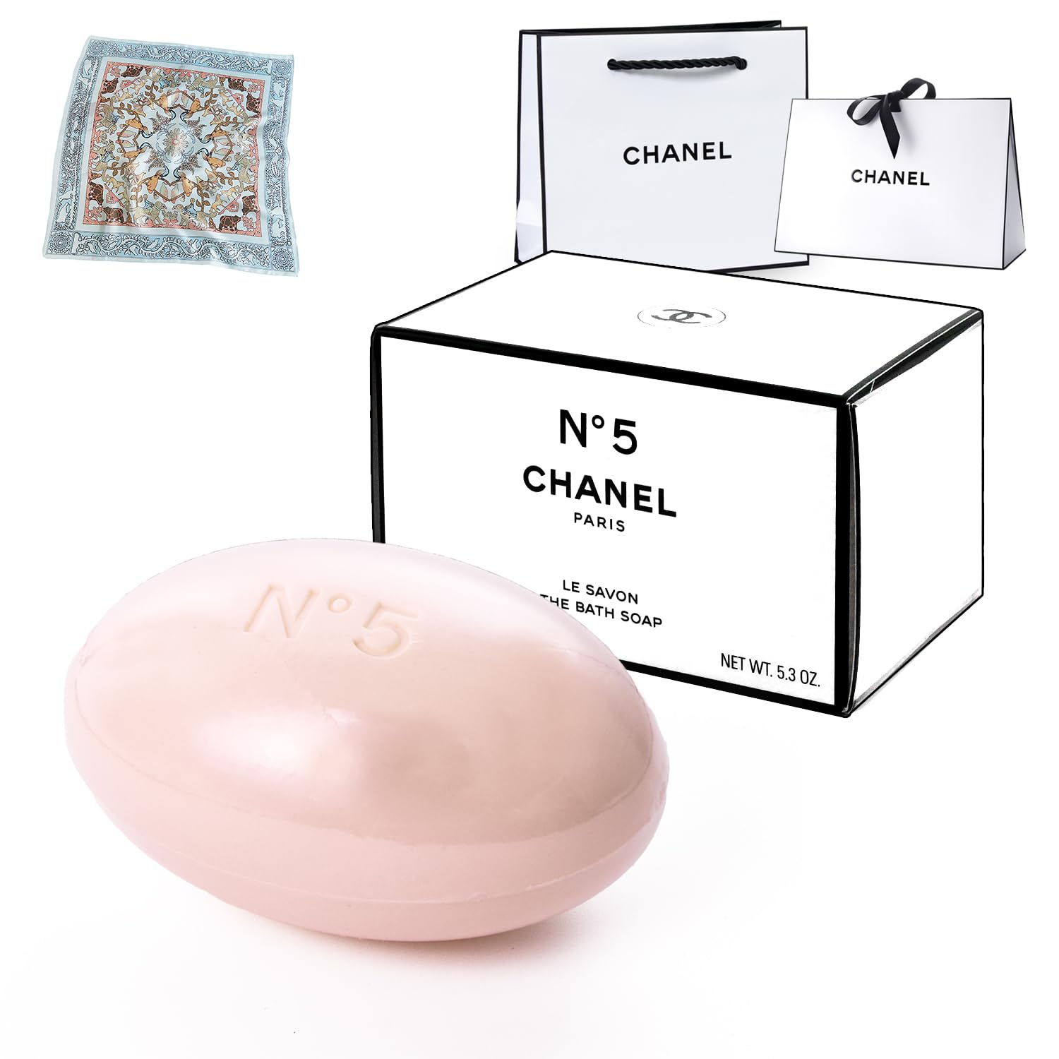 

CHANEL Soap Savon Cosmetics Number Five Blow Soap Bath Goods Skin Care [Set] N°5 (150g)