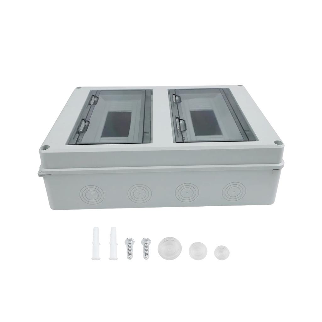 24 Circuits Box Distribution Box Wiring Project 37*27.5*11CM Electric Box Railway Application Wiring Knock-out Holes