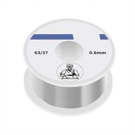 

50 г Sn63Pb37 0,8/1 мм Паяльная проволока с канифольным сердечником Низкая температура плавления Надежная антикоррозийная Высокая