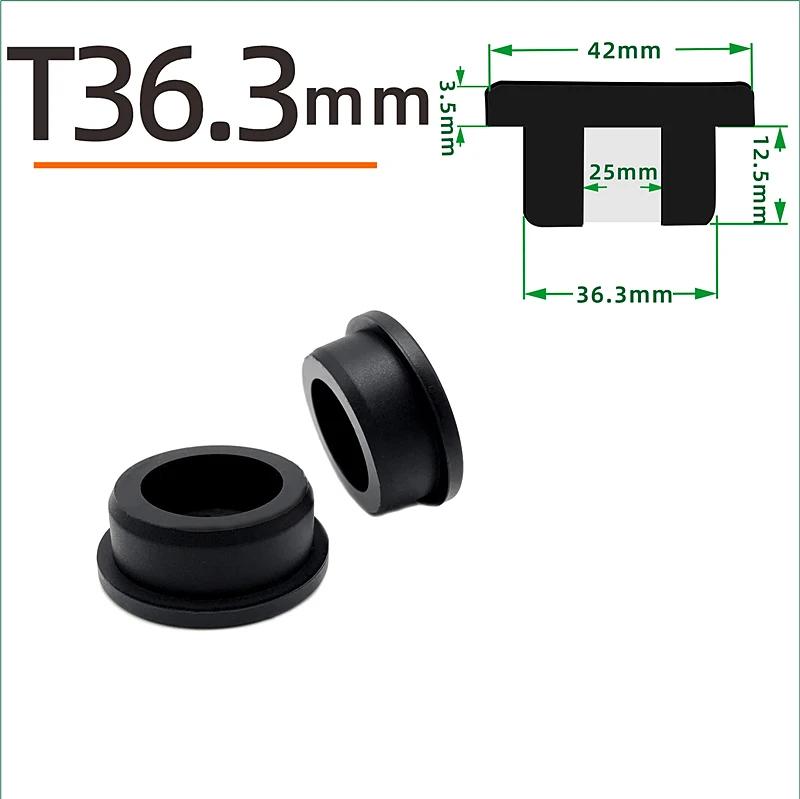 Schwarzer Silikonstopfen Ø 6mm-81,3mm Runde Staubdichte Dichtkappe Hitzebeständiger Silikon-Lochstopfen Dichtungs-Endkappe Schutzhülle