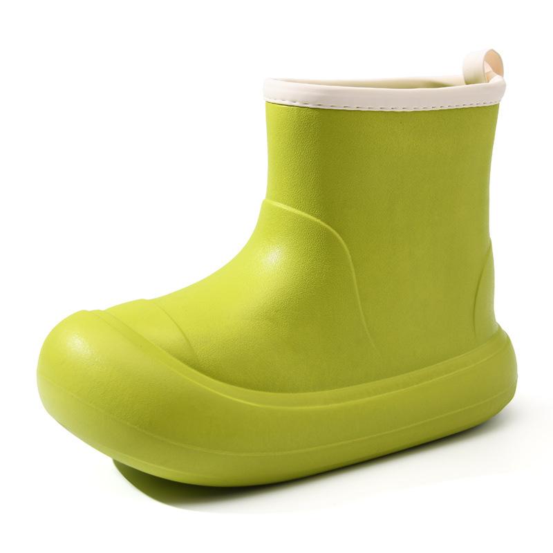 New cute high-top rain boots women's thick-soled outer wear spring outdoor fashion non-slip four-season rain boots rubber shoes women