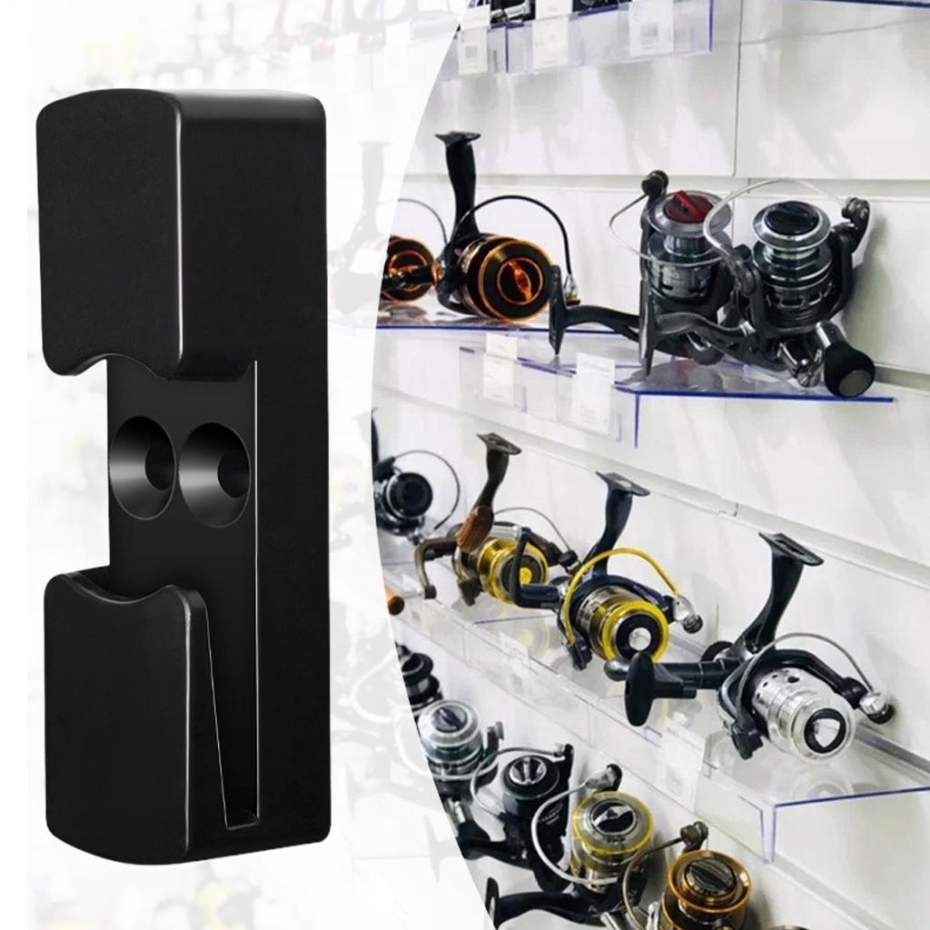 Fishing Reel Holder Fishing Reel Wall Organizer Quick-Release Tackle Storage Hanger For Boat Kayak Truck Garage Door Beach Shore