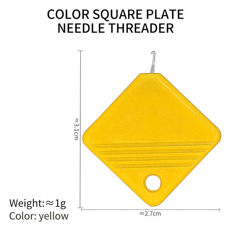 New Simple Square Needle Threader DIY Sewing Tool Quick Needle Inserter for Elderly