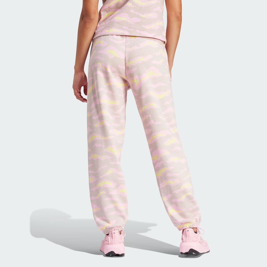 Adidas X Stella McCartney Tištěné tepláky Dámské spodní díly Růžové IN3629