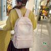 Gestreifter Rucksack Schülerrucksack Schultasche Pendler Rucksack mit großem Fassungsvermögen
