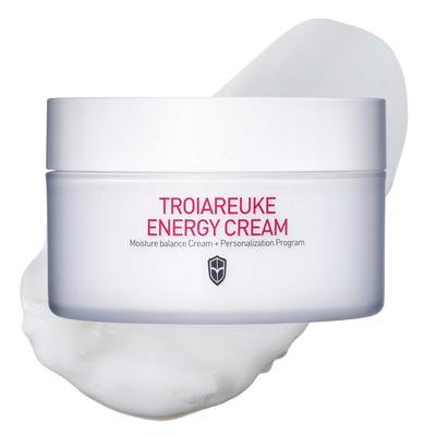 TROIAREUKE Energy Cream Moisturizing Face Cream Formulated with and Pine Needle Extract Skin Care Beauty [Official] / / Peptides, Galactomyces,