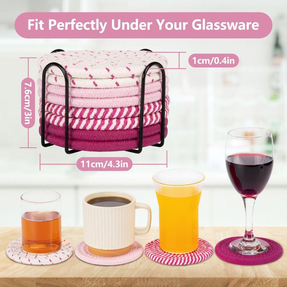 Set aus 8 Hitzebeständigen Untersetzern 4 Farben Tischsets Minimalistische Untersetzer Moderne Heimdekoration