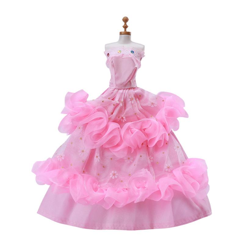 1 Set Of Handmade Fashion Princess  Dresses Clothes For Dolls With A Height Of 30cm (without Dolls)