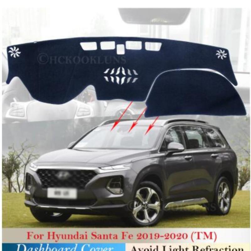 

Защитная накладка на приборную панель для Hyundai Santa Fe 2019 2020 TM, автомобильные аксессуары, солнцезащитный козырек для приборной панели, анти-УФ-ковер, коврик для приборной панели