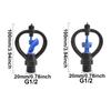 10Pcs Garden Lawn 360 °   Rotary Sprinkler, Medium-Range Irrigation, Disc Impeller Butterfly Nozzle, Durable Plastic Garden And Lawn Sprin