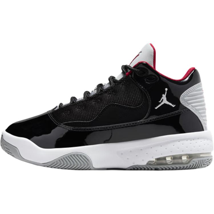 

Jordan Max Aura 2 Устойчивые к скольжению и истиранию Средневысокие Детские Баскетбольные Кроссовки Черные Унисекс CN8094-006 36.5