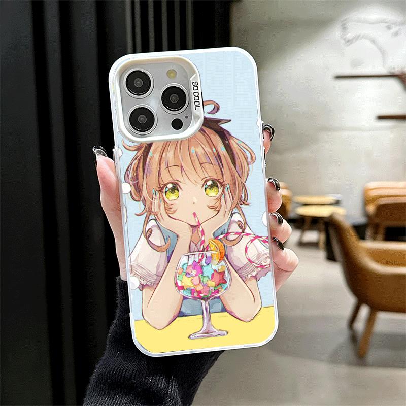 CardCaptor Sakura Anime Soft Phone Case for iPhone 15 16 17 Pro Max 17Air 16E 14 Plus 13 12 Mini Shockproof Cover Back Shell