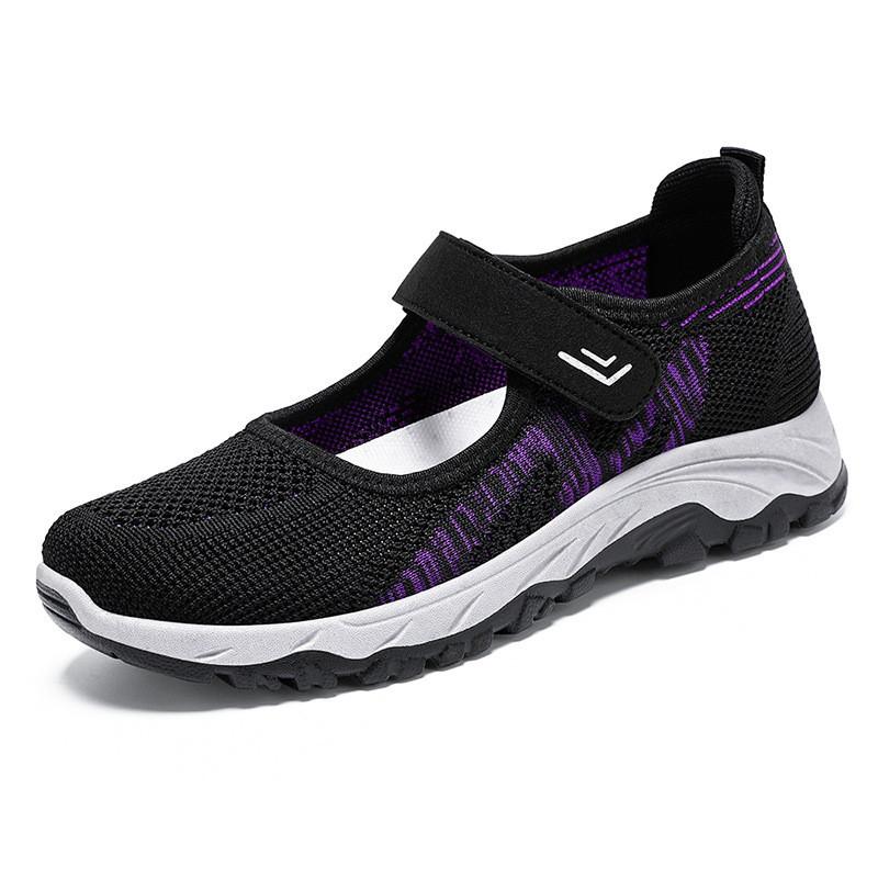 

Middle-aged and elderly walking shoes mother shoes spring and summer new foreign trade women s shoes comfortable Velcro soft sole elderly shoes childr 37