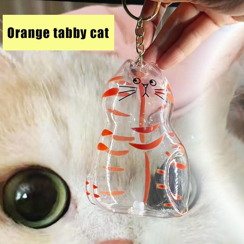 Cat Hair Collection Pendant Oversized Transparent Hair Storage Box Pet Commemorative Collection Bag Keychain Luggage Accessories