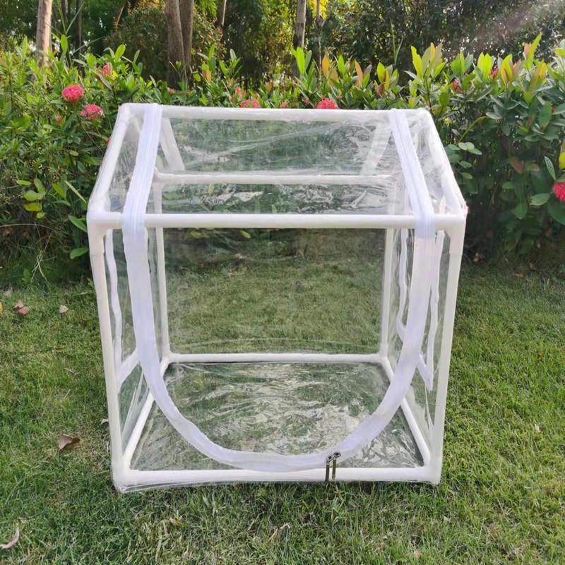 Garden Roof Style Flower Rack Succulent Insulated Greenhouse Fully Transparent Plant Growth Tent