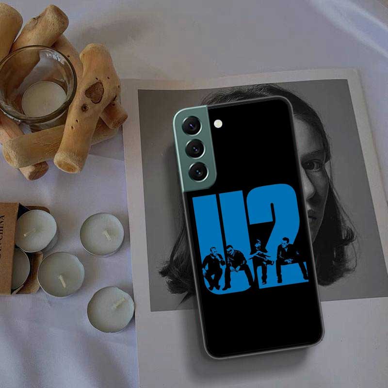 Band U2 Phone Case For Samsung Galaxy S22 S25 Ultra S21 S10 Plus S26 Edge S20 S23 S24 FE Cover Silicone Soft TPU Clear Shell