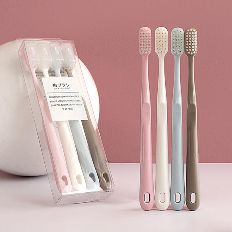 Pastel Soft Soft Microfiber Toothbrush 4P DD-11508