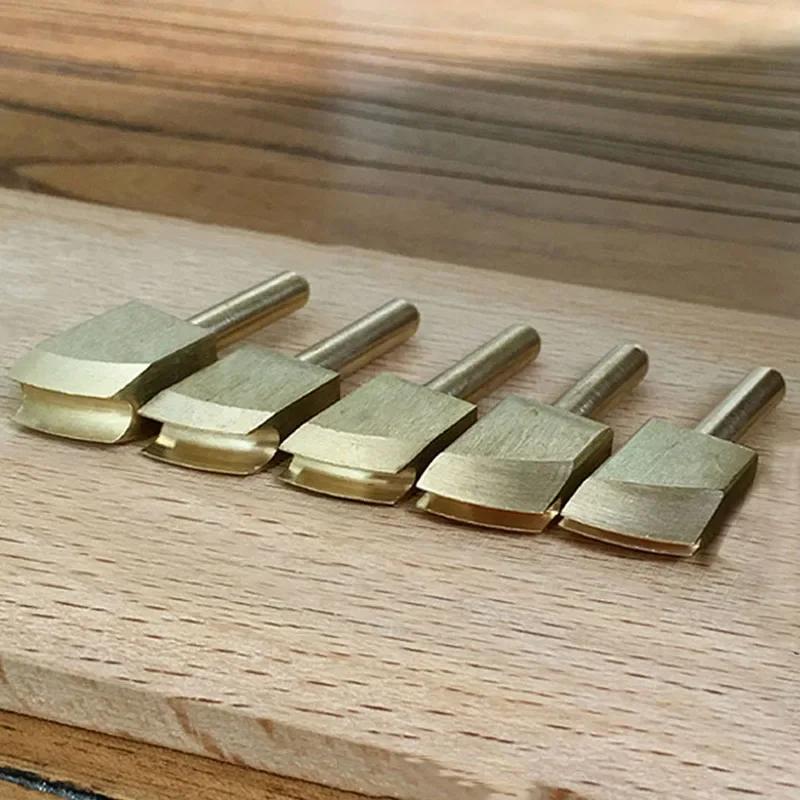 Electric Brass Solder Iron Tip for Leather Edge Burning Craft Press Sealing Machine Pyrography Tool
