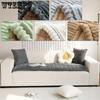Solid Color Simple Thickened Plush Anti Slip Sofa & Bay Window Cushions Soft Warm Home Living Room Various Mattresses Cute Foldable Pet Pads