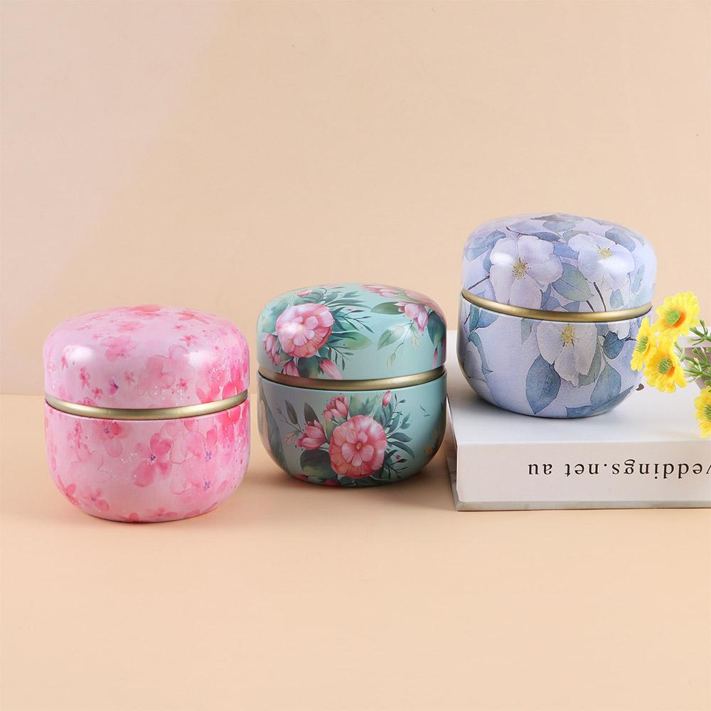 Portable Small Mini Snacks Candy Packaging Box Tea Cans Containers Tin Plate Canister Storage Box