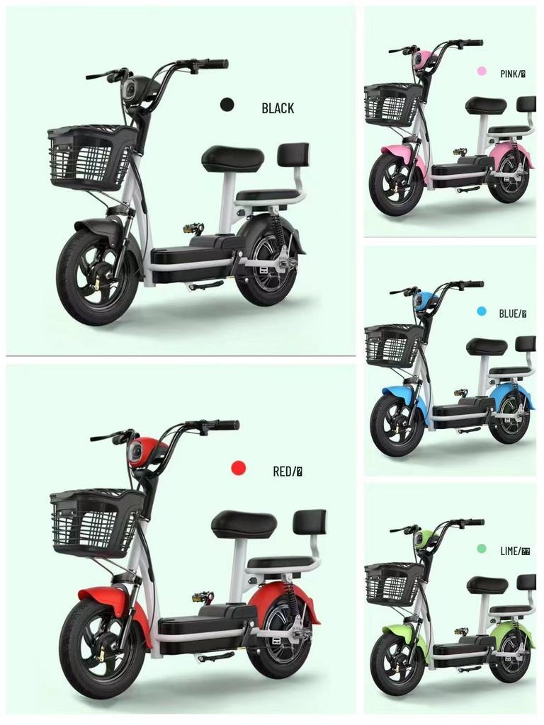 48V Lithium Battery Adult Electric Commuter Bike