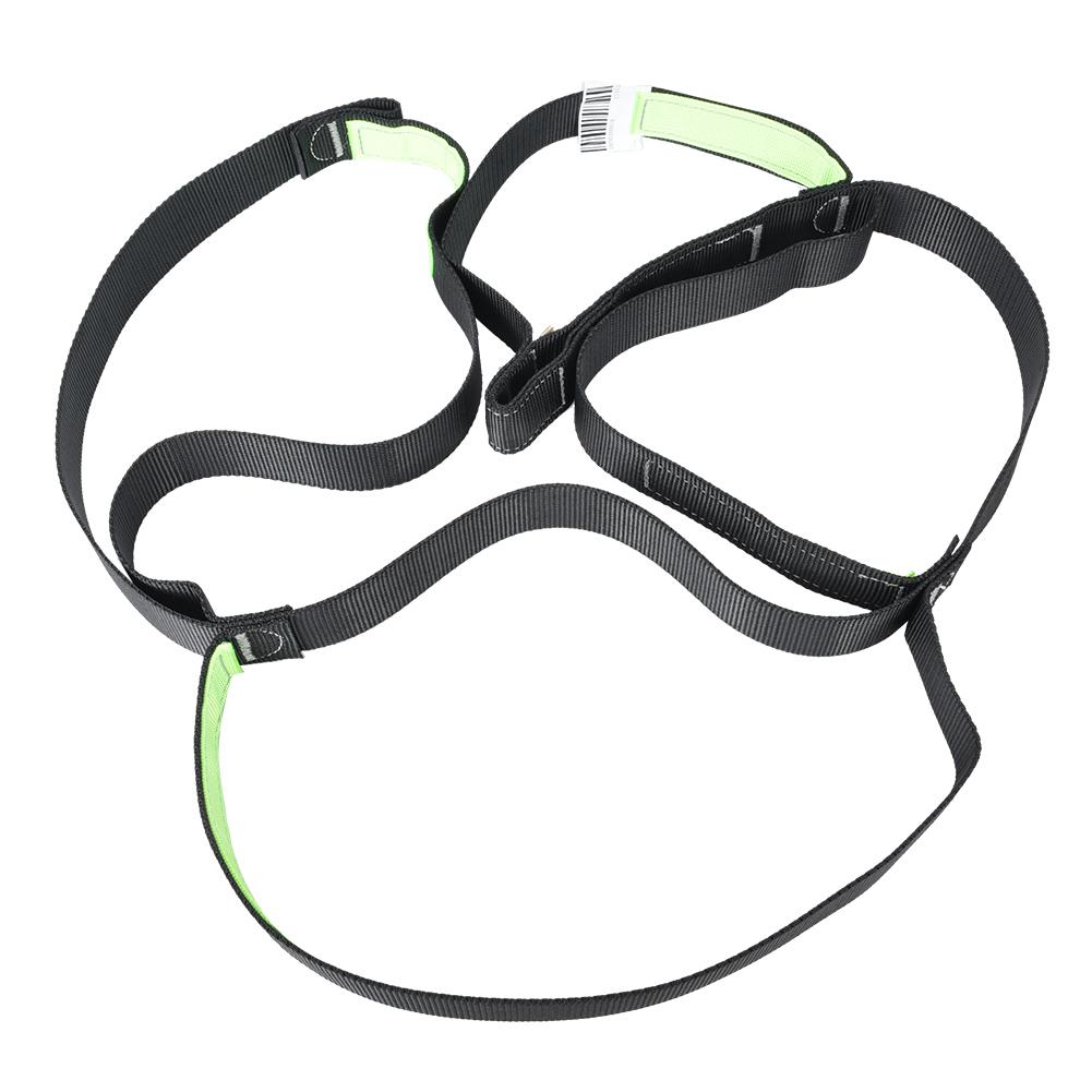 Utomhus Hängande Repstege Platt Steg Uppstigningsrem för Bergsklättring Klippklättring