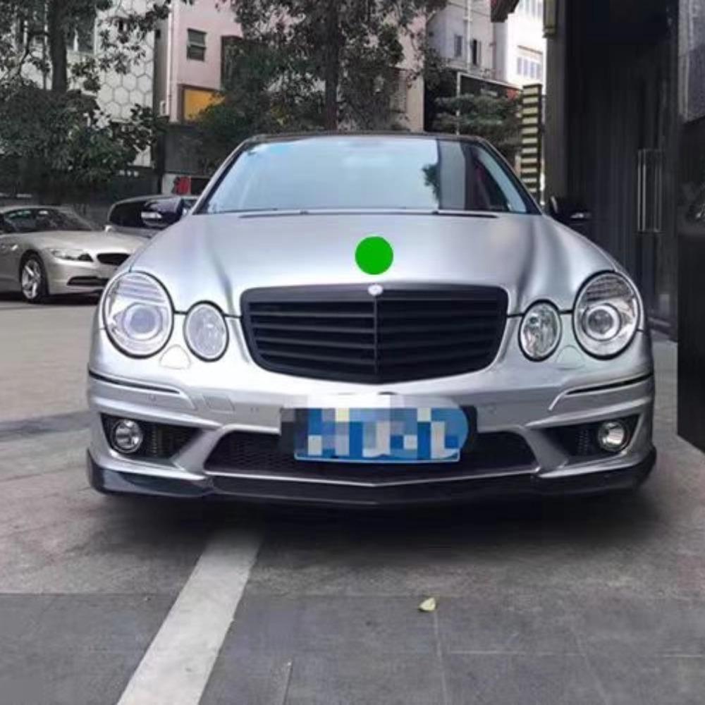Front Grille Bumper Grill Gt Style ABC Glossy Black for Mercedes Benz E-Class W211 E200 E230 E240 E280 E350 2006-2008