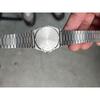 Used Bulova quartz watch silver vintage
