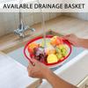 2Pcs Collapsible Microwave Splatter Cover Silicone Microwave Plate Cover Foldable Drainage Basket Fresh-Keeping Lid Basket