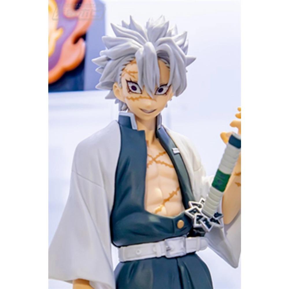 Original genuine 15CM Anime Figure Demon Slayer Kanroji Mitsuri Figure Kimetsu no Yaiba Kamado Tanjirou Figure Model Toy