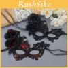 Conjunto de Máscara de Renda Princesa Anna Com Tiara de Orelhas de Gato Para Halloween e Fantasias