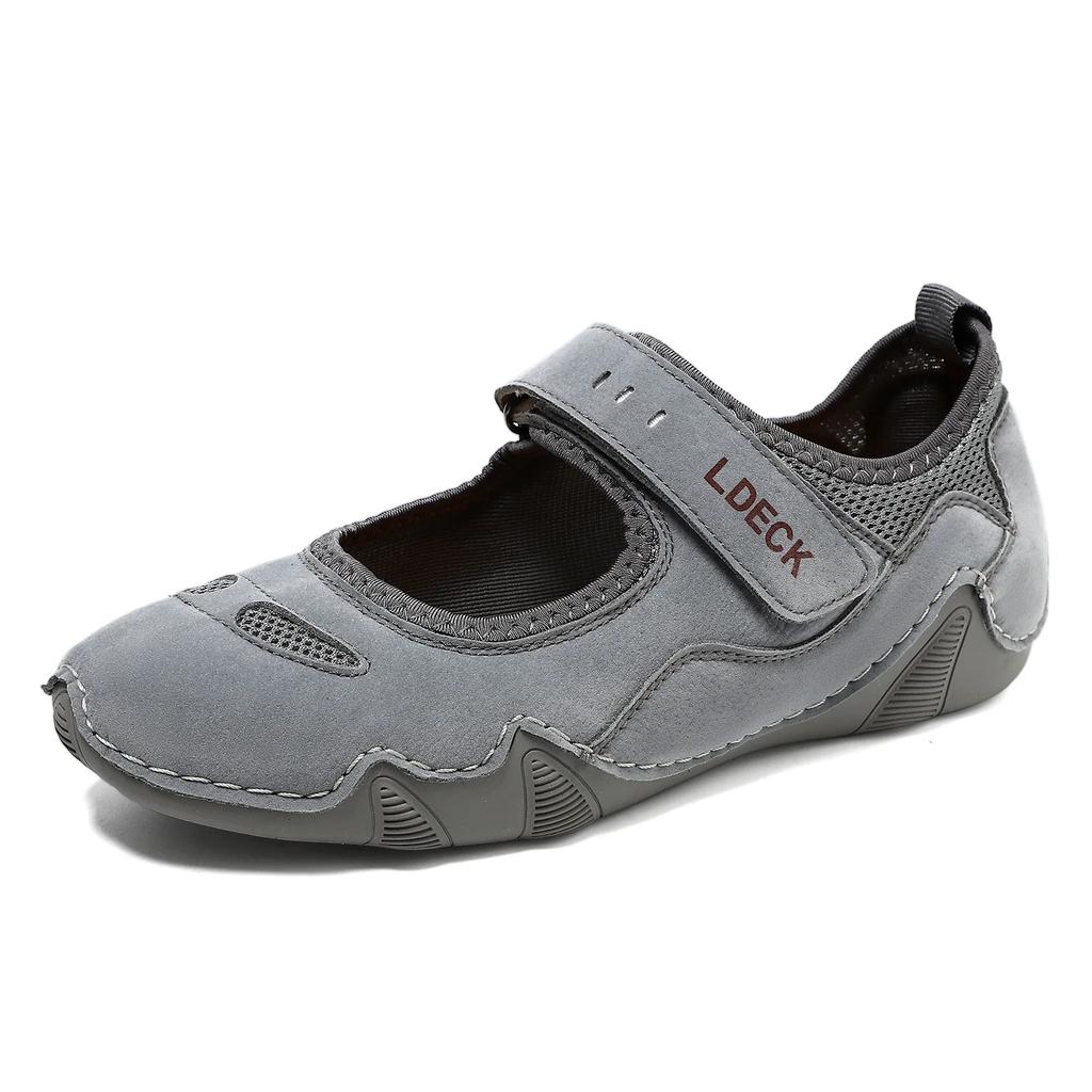 Fashion High Quality Fashion Women's Flat Shoes Round Toe Shallow Shoes Casual Breathable Slip-on Flat Outdoor Ladies Mary Jane Shoes