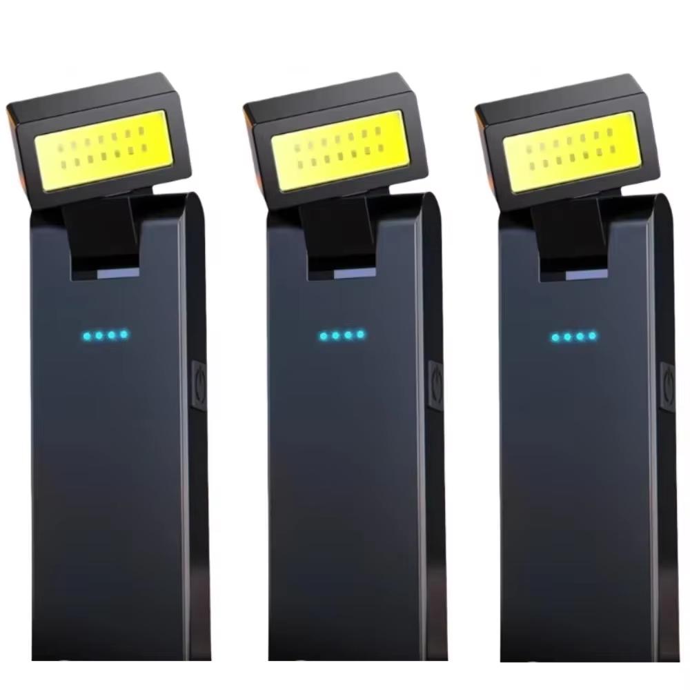 1-3PCS Portable COB Work Light LED Mini Flashlight Magnetic Base Rechargeable 180° Rotate Portable Inspection Light Riding Camp