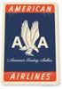AMERICAN AIRLINES x BLECHSCHILD LUFTFAHRT FLUGZEUG FLUGGERÄT RETRO LOGO Aluminium