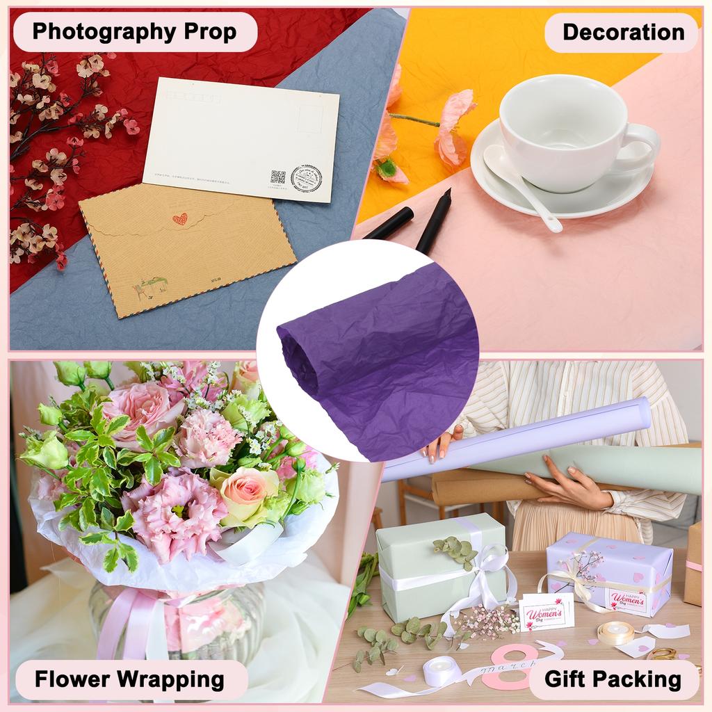 5pcs Flower Wrapping Paper Waterproof Bouquet Wrapping Paper Gift Wrapping Paper Birthday Wedding Ceremonies Paper Sheet