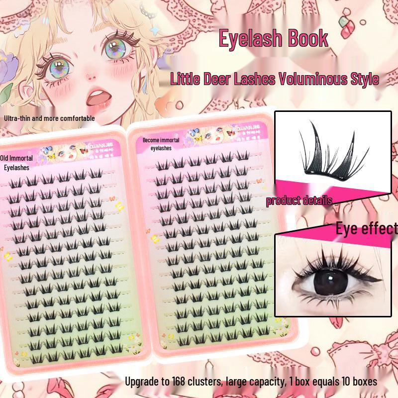 Magic Fairy Glue-Free Volumizing Eyelashes: Little Deer Edition – Realistic, Lightweight, and Photogenic Lashes 10-13