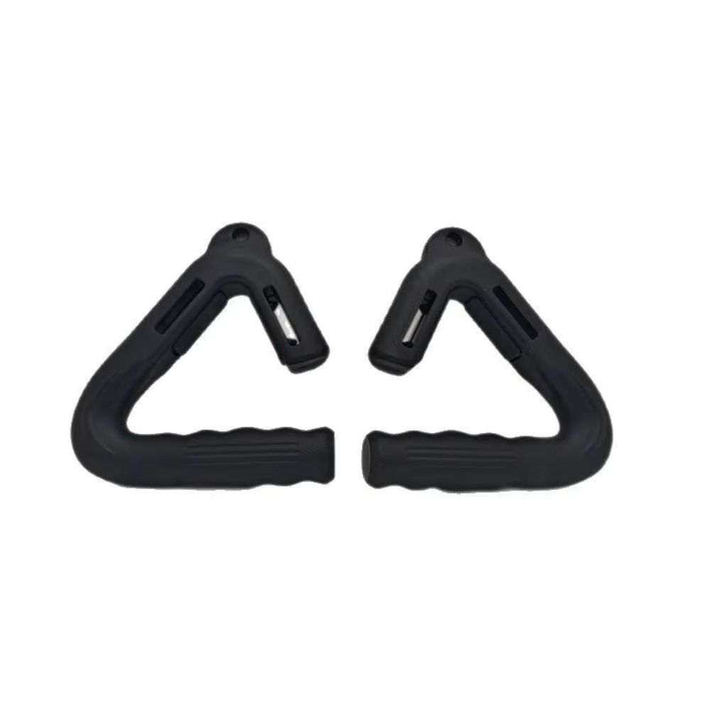 1 Pair Triangular Fitness Vertical Grip Handle with Rope Hole 90° Gantry Vertical Handle Multifunctional Easy To Grip