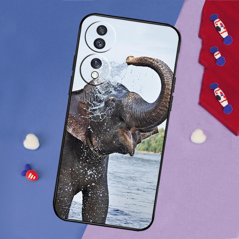 Indian Animal Elephant Case For Honor Magic 7 5 6 Lite Honor X9b X9a X8b X8a X8 X9 X9c 50 70 90 Lite 200 Pro Cover